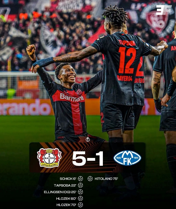 勒沃庫森全勝晉級！歐聯(lián)杯16強(qiáng)門票已拿下